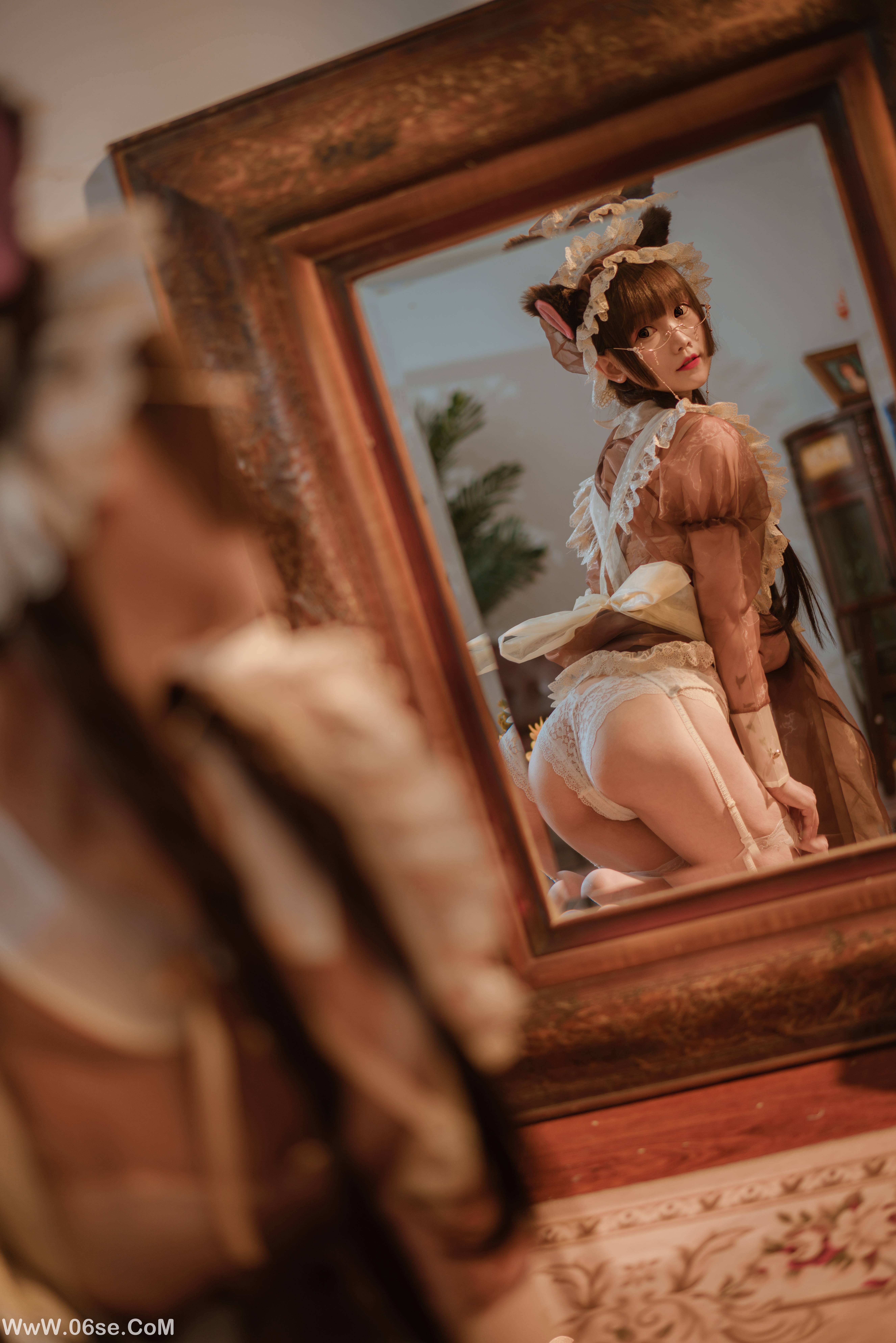 图片[2]-星野咪兔 NO.001 – 透明女仆 [58P870M]-六色网