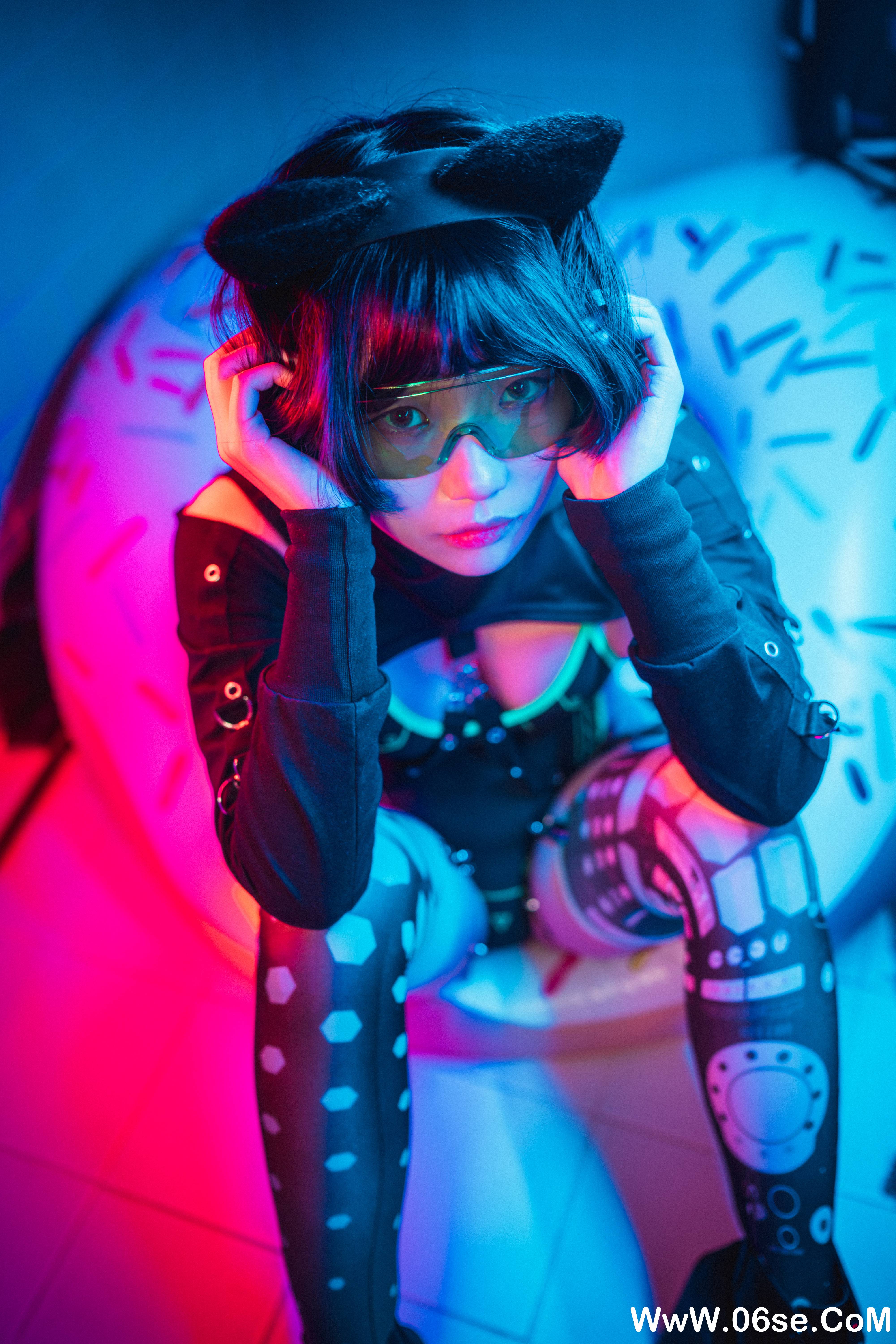 图片[16]-DJAWA — NO.126 Cyberpunk Girl [41P522M]-六色网