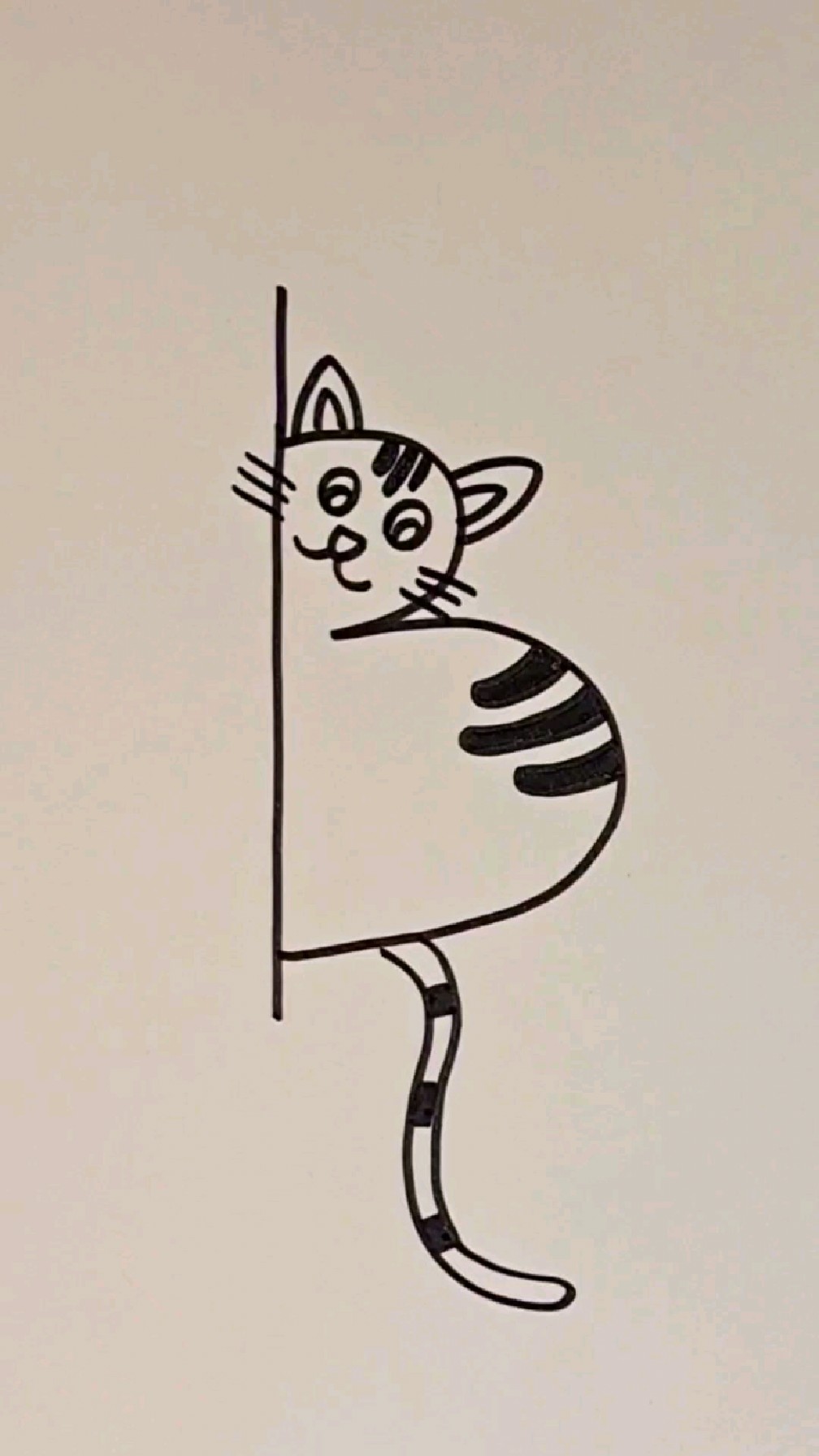 写B字画猫咪,超级简单,三岁小孩都可以画,赶紧来跟我一起画吧!#儿童简笔画