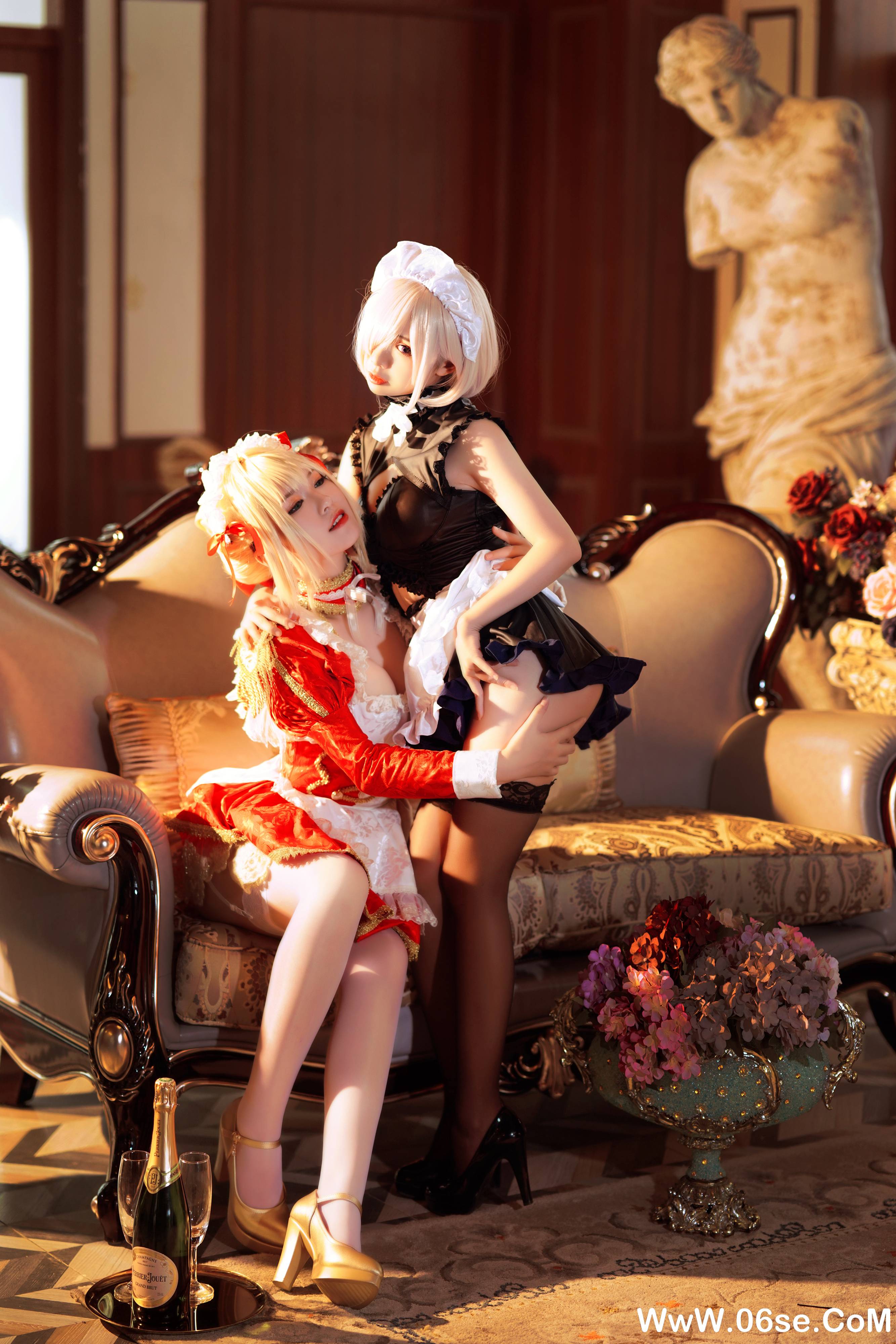 图片[17]-Coser面饼仙儿 NO.141 索索半半子  — Claudius x Kyrielight Maid[21P224M]-六色网