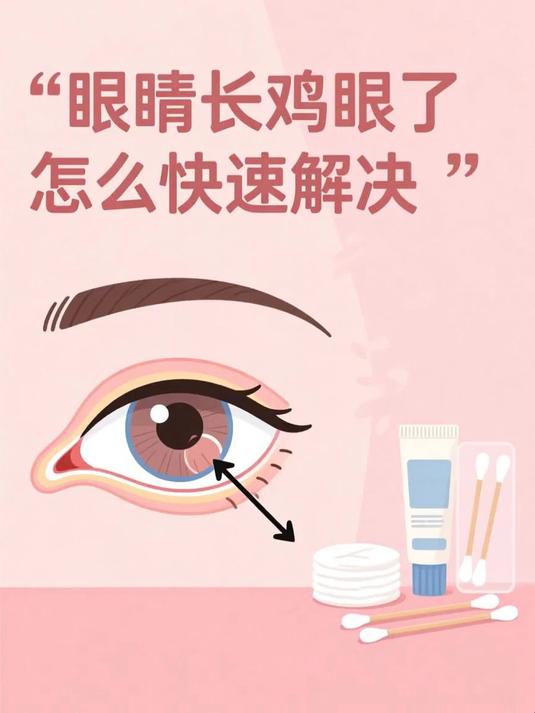 眼睛长鸡眼了怎么快速解决 #健康扬帆季#