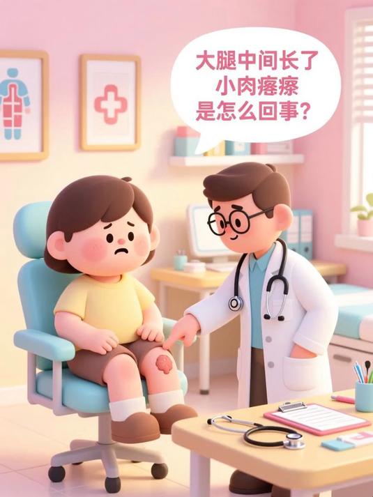 大腿中间长了小肉疙瘩是怎么回事 #健康扬帆季#