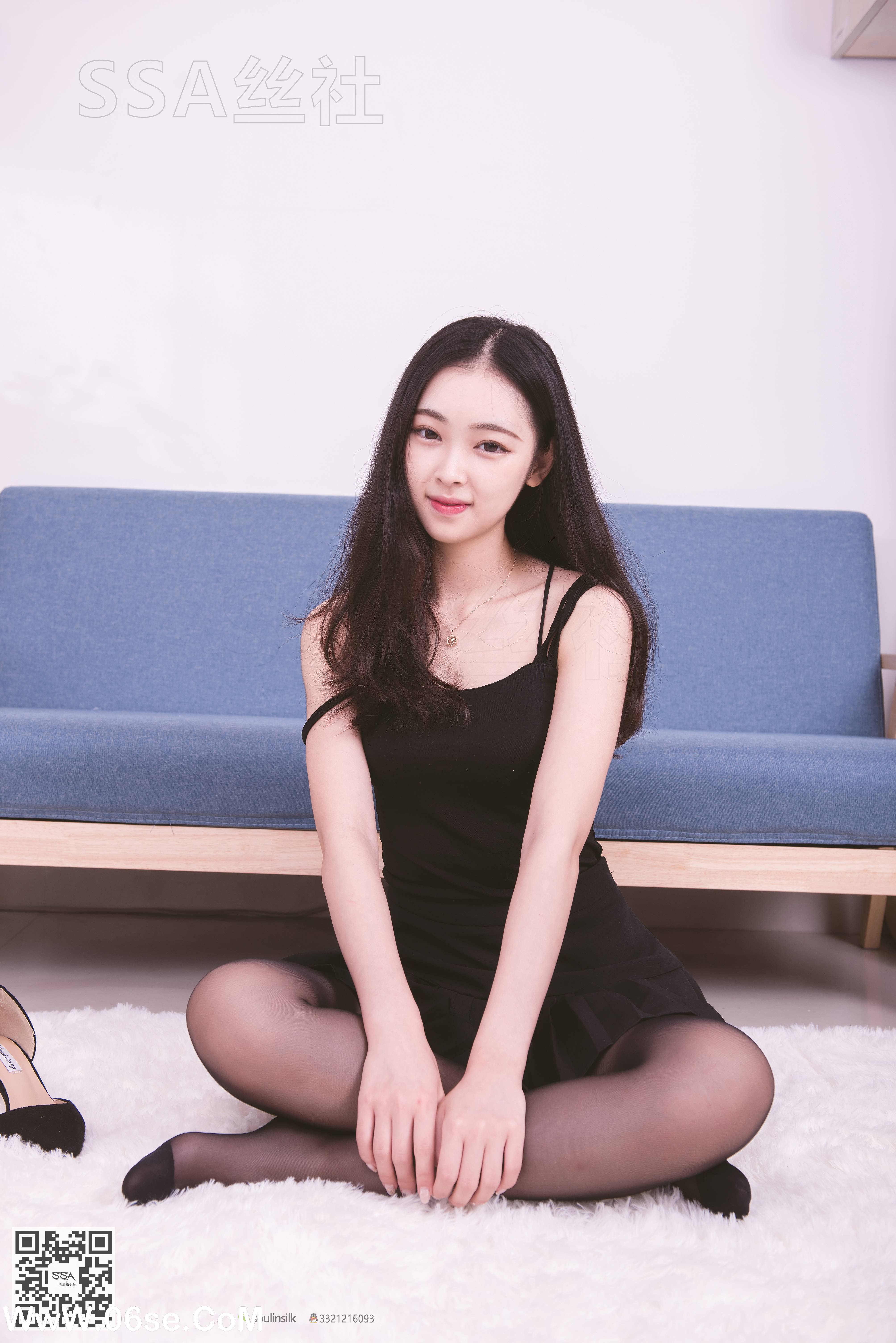 图片[86]-[SSA丝社] NO.122 文娟 无法抵挡的黑色脚尖加固丝袜[129P1.25G]-六色网