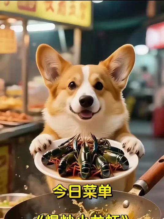 今日学做菜单“爆炒小龙虾”