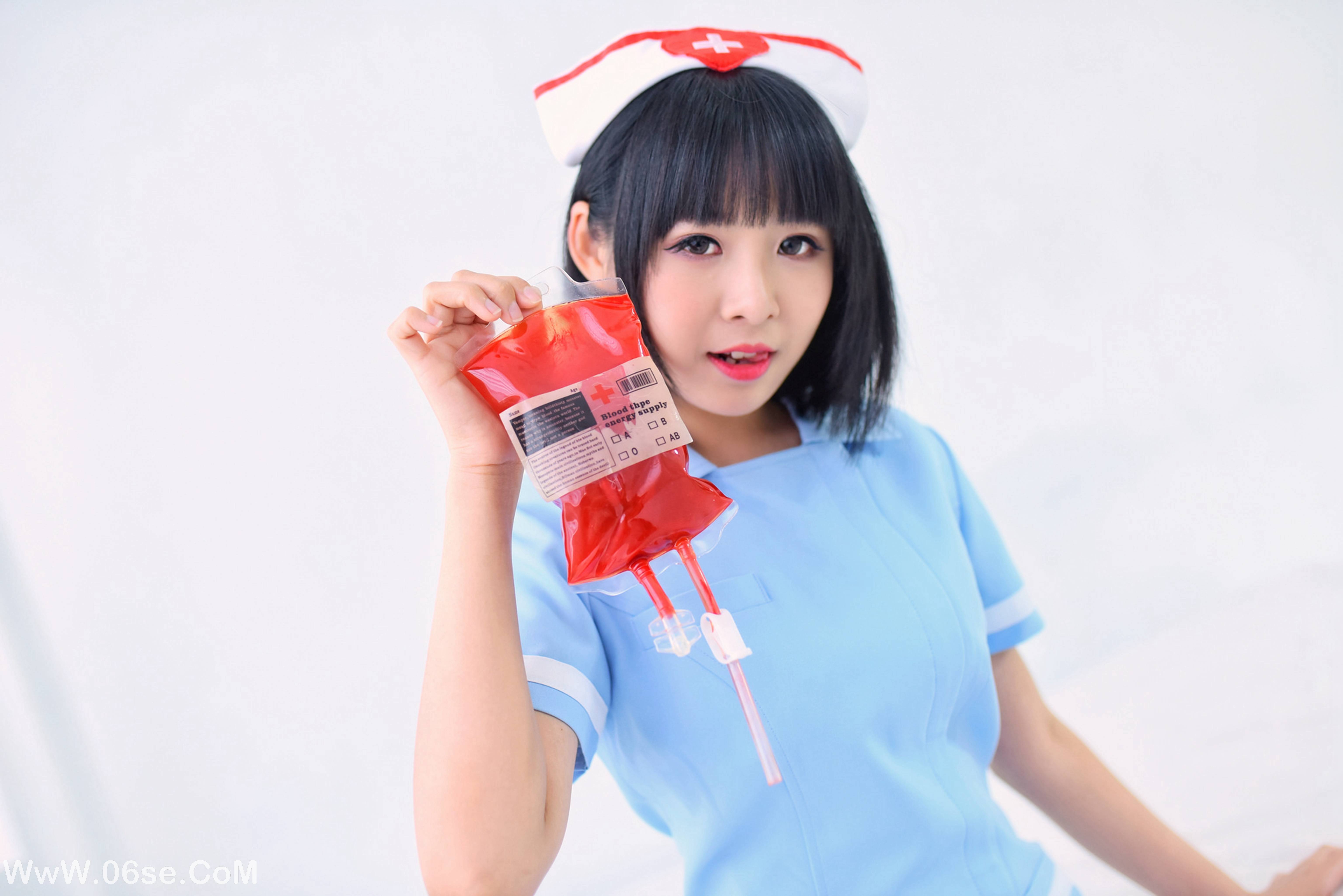 图片[35]-制服の女生 NO.004 海琳 护士与女仆[40P224M]-六色网
