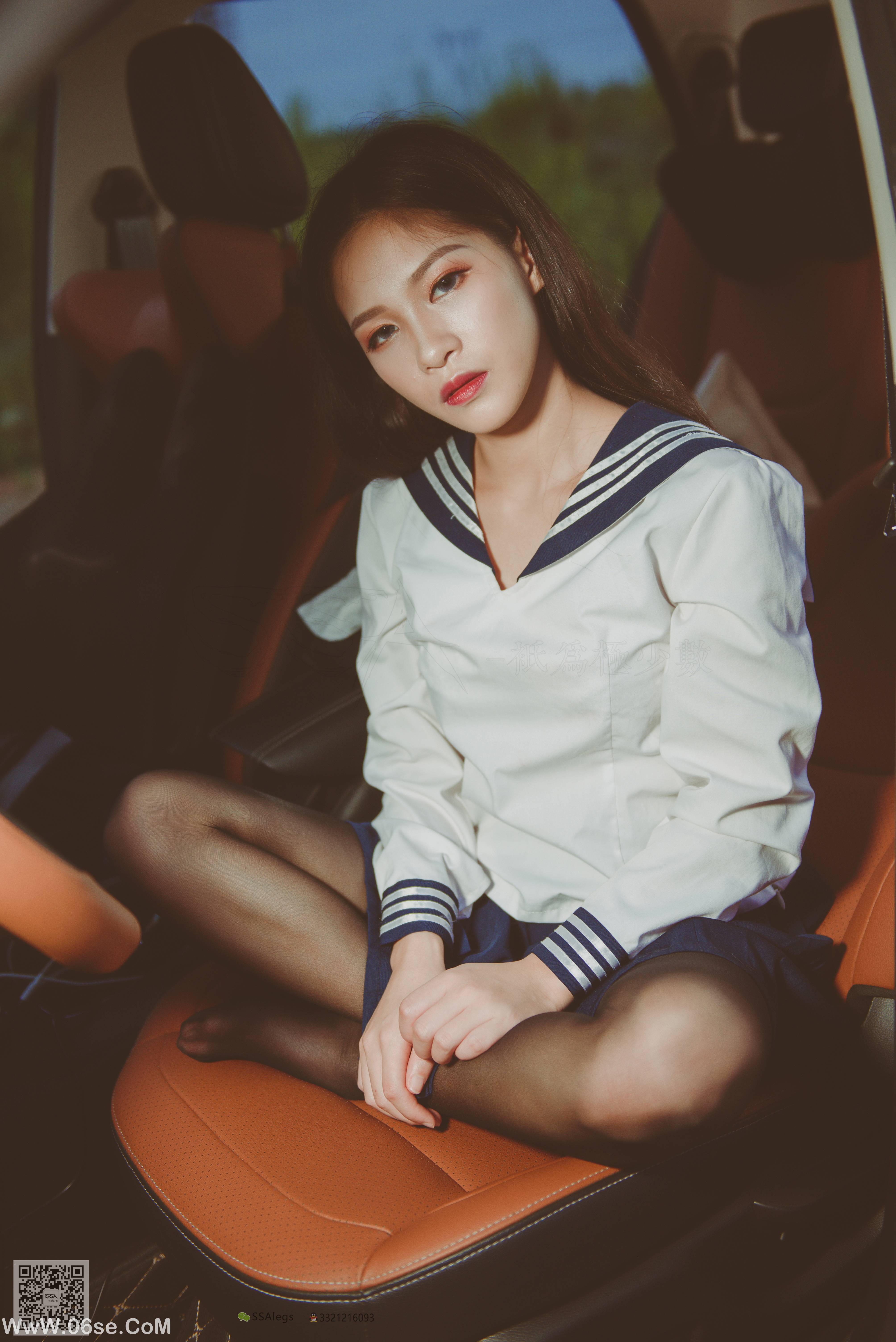 [SSA丝社] NO.017 佳佳 小丝妹佳佳练车记[63P1.02G]-六色网