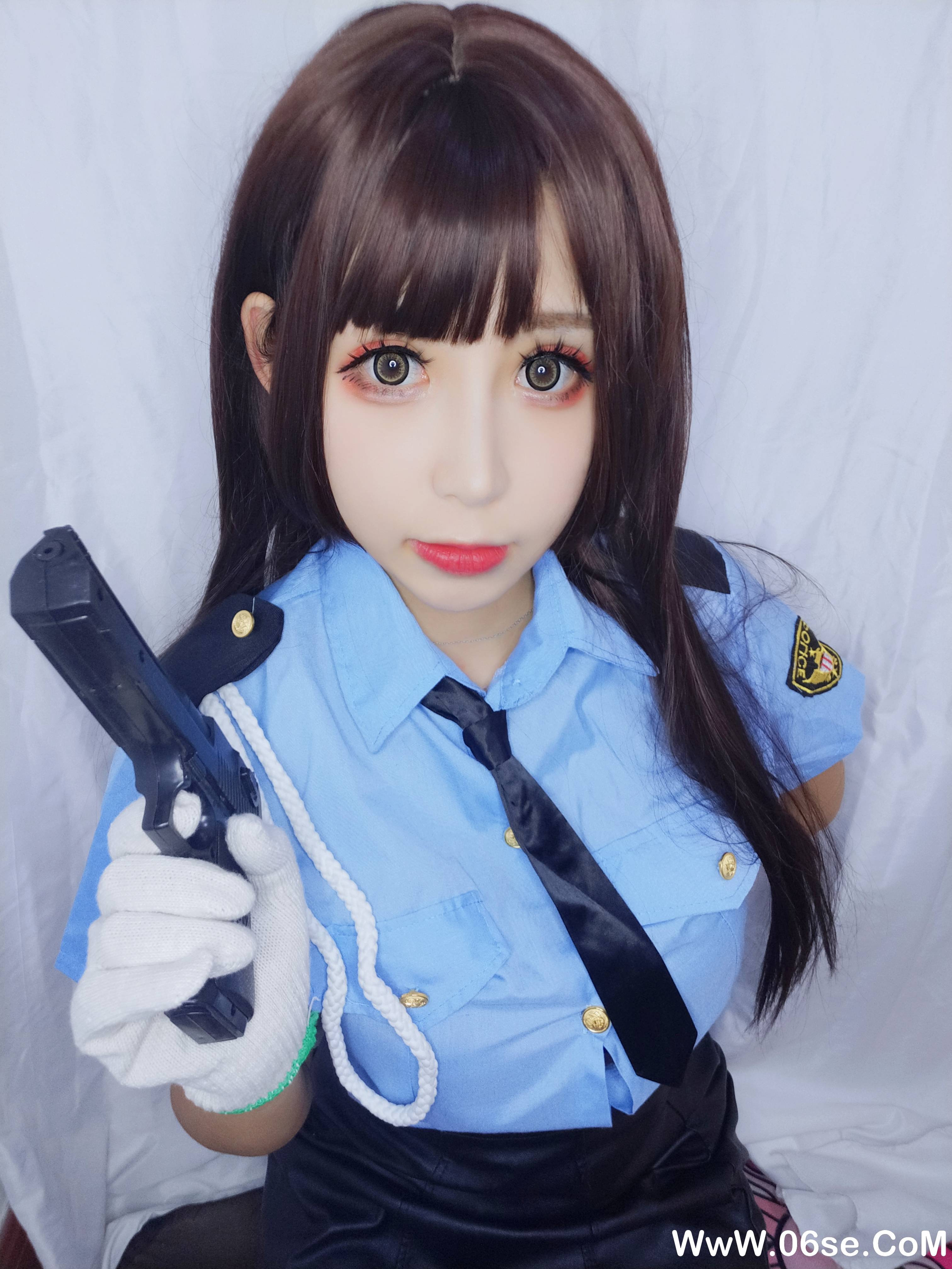 图片[15]-黑米粥 NO.009 –  蓝色制服 [15P+1V112M]-六色网