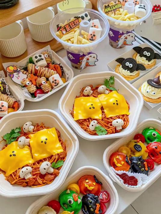 下午茶给小朋友准备的万圣节主题便当