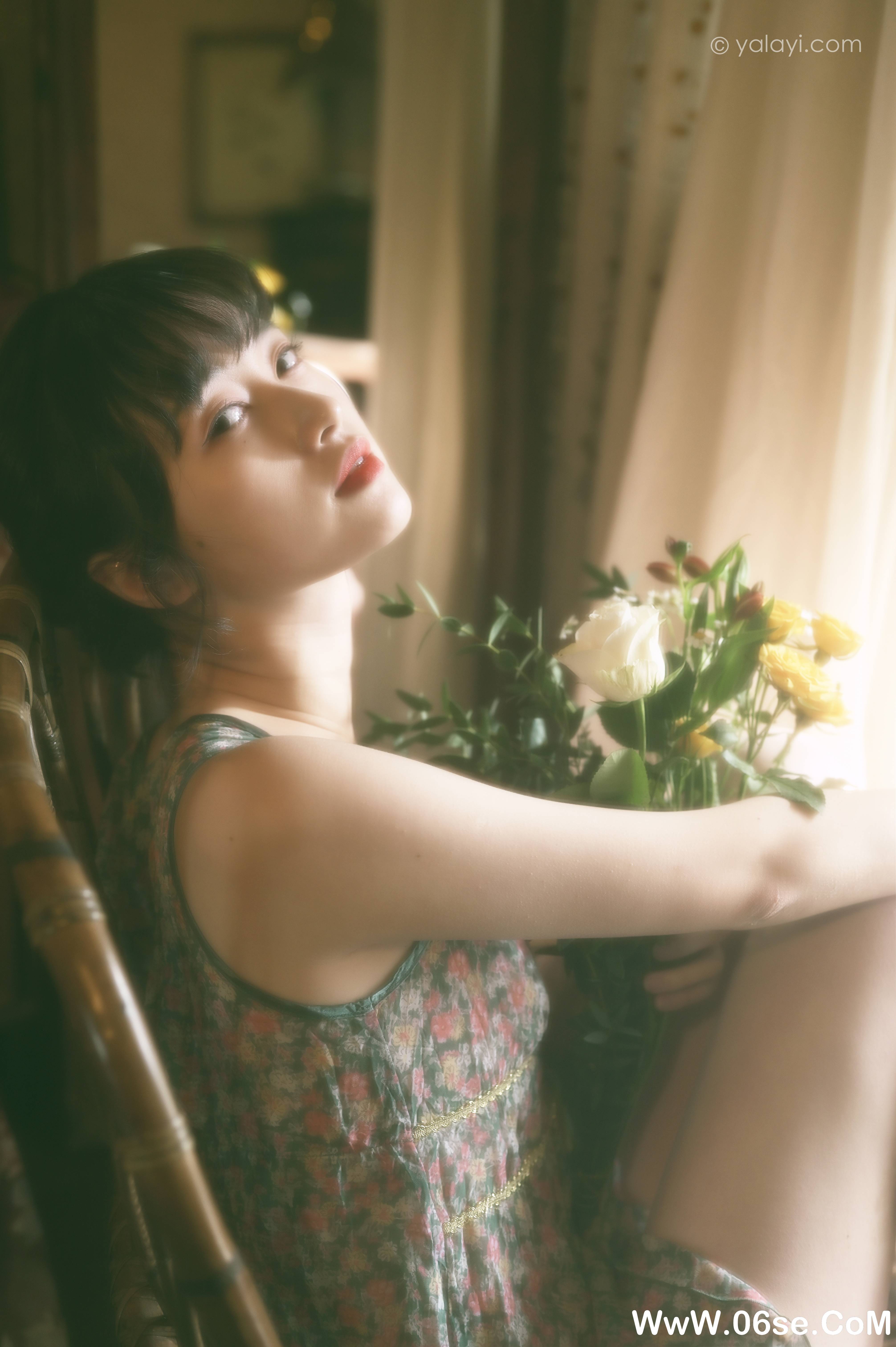 图片[26]-[YALAYI雅拉伊] 2021.03.03 NO.767 京京《拥抱着你送的花》[34P+1P525M]-六色网