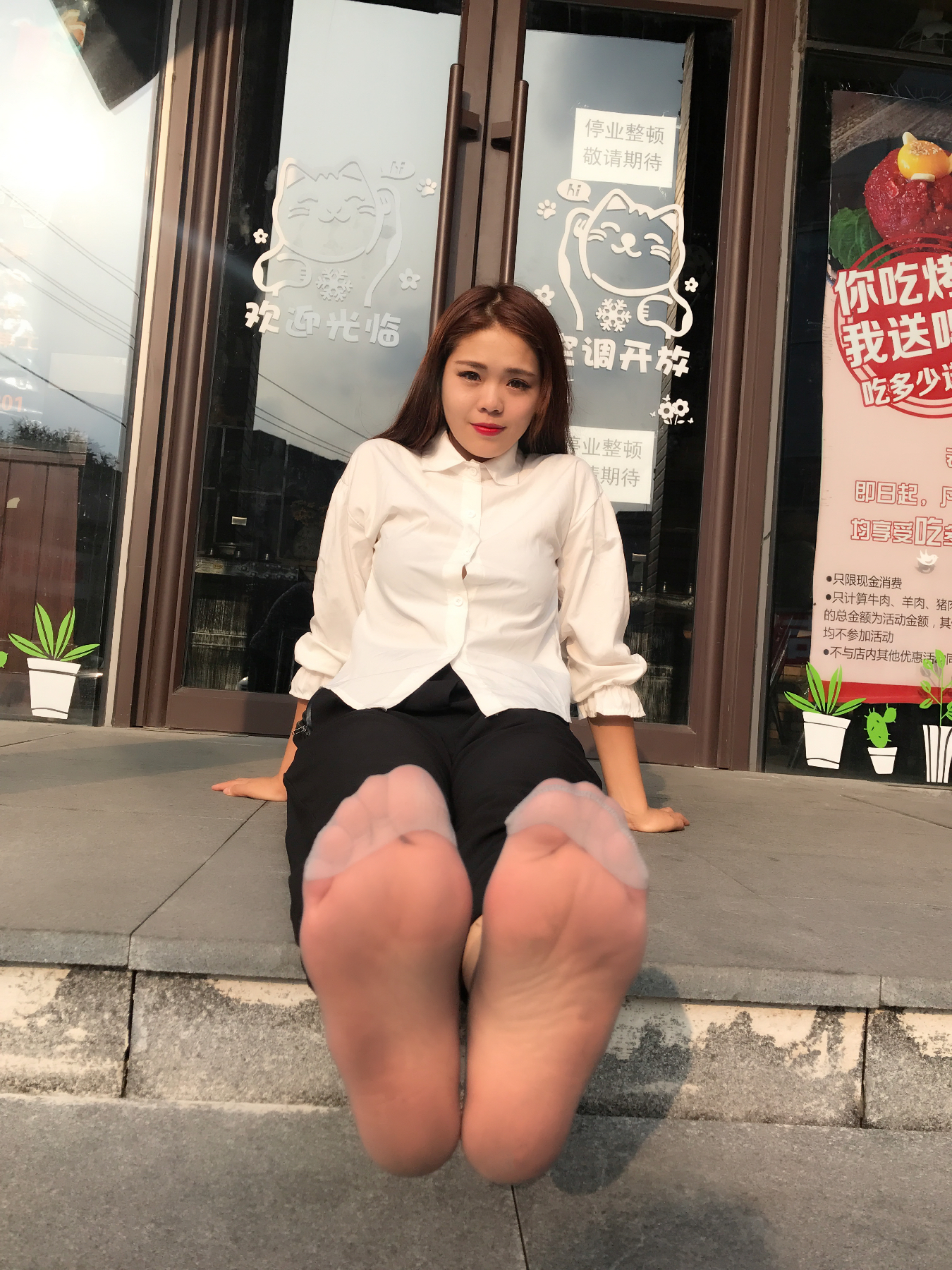 图片[189]-学妹校园寝室短丝系列028期 马欢[190P365M]-六色网