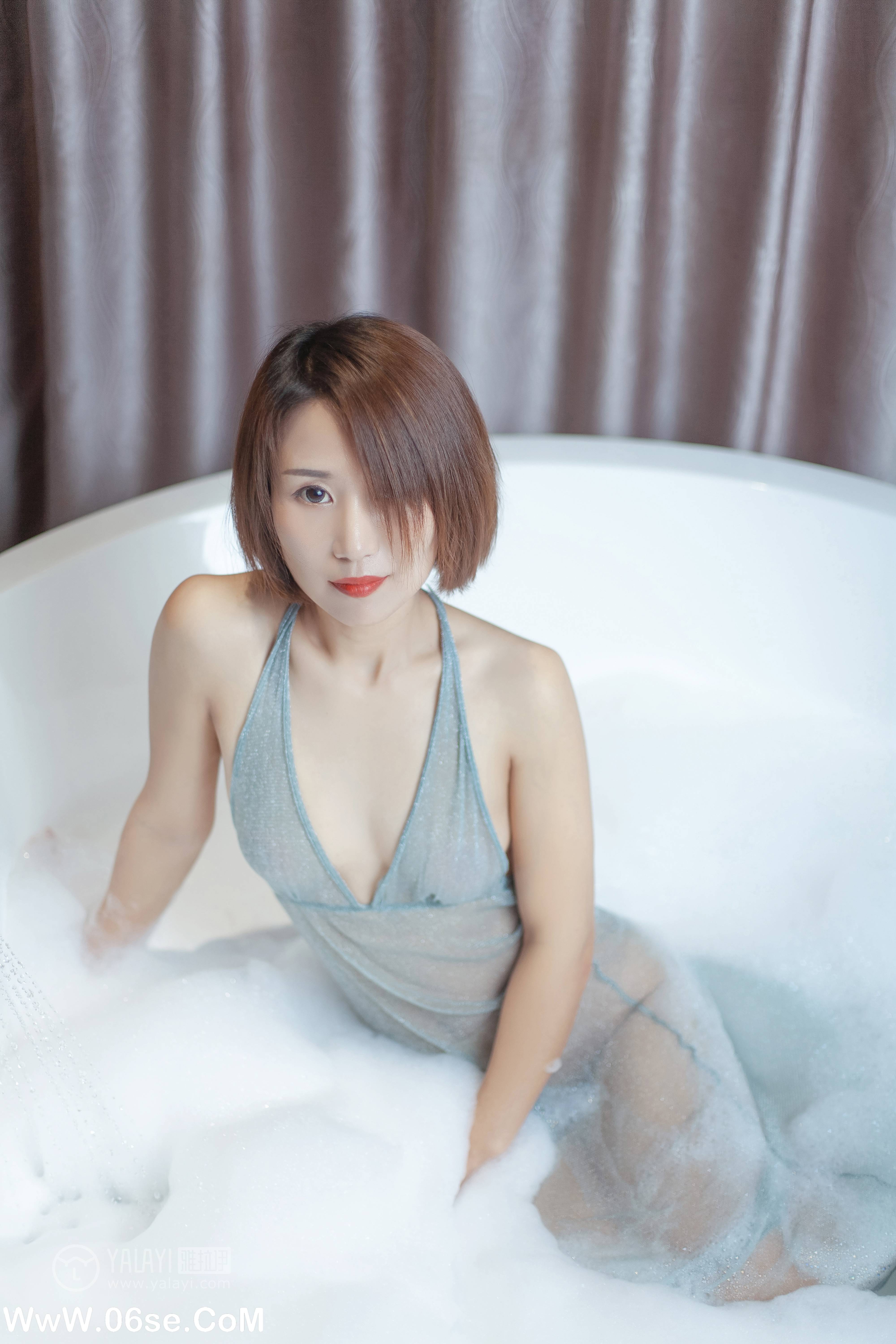 图片[23]-[YALAYI雅拉伊] NO.144 浴湿不挂 嫣然-六色网