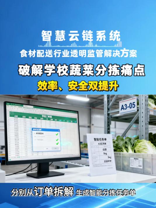 破解学校蔬菜分拣痛点,效率安全双提升