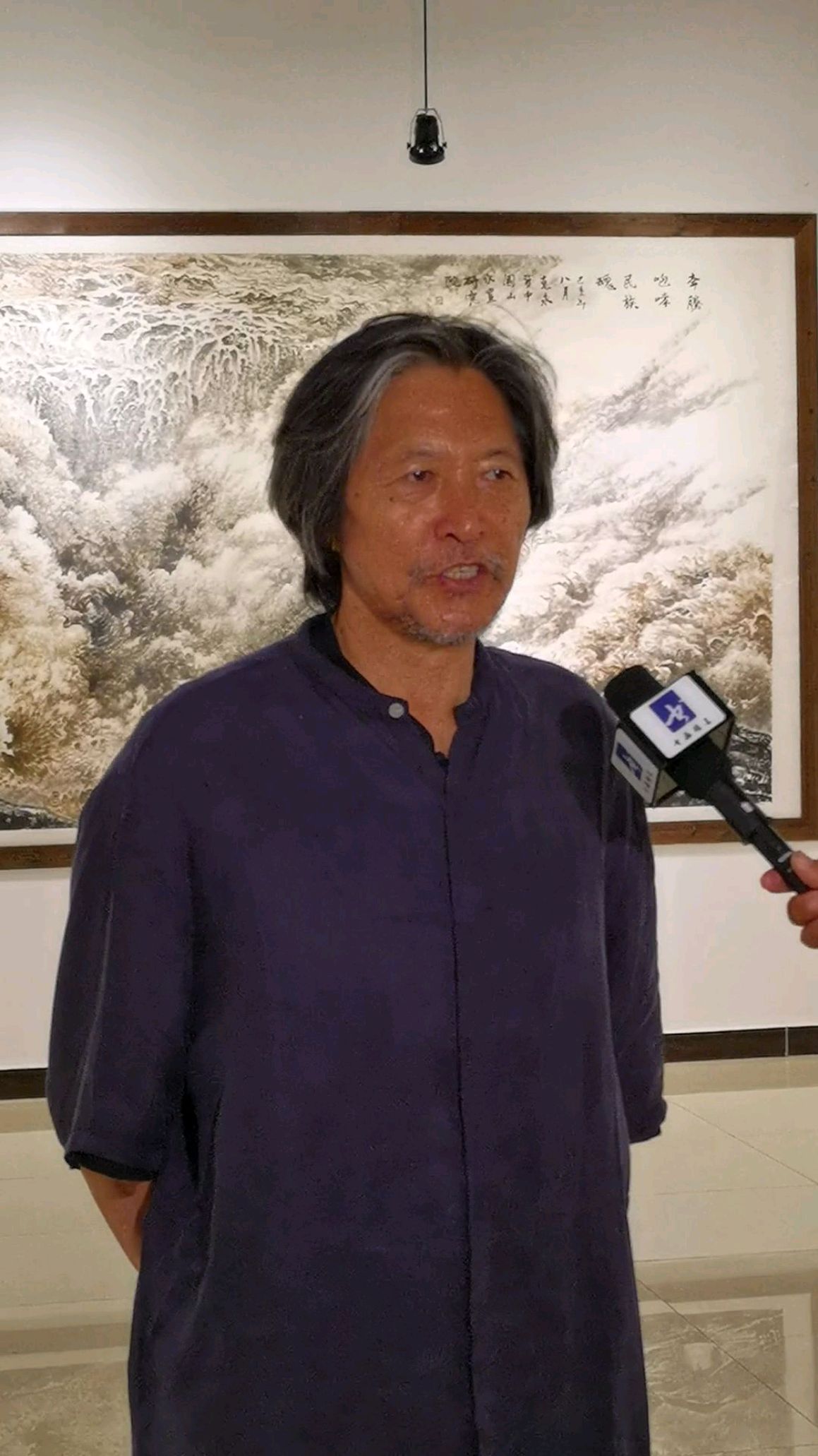 陈克永院长在张北县庆祝建党100周年名家中国画邀请展上讲话