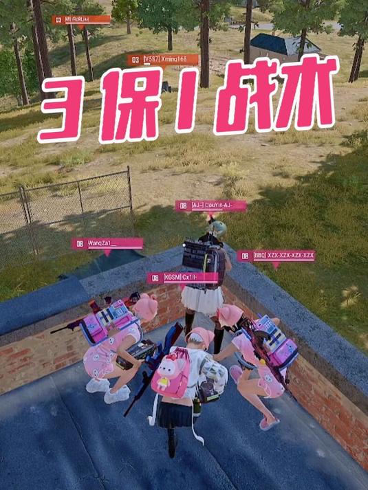 现在吃鸡都有三保一战术了?