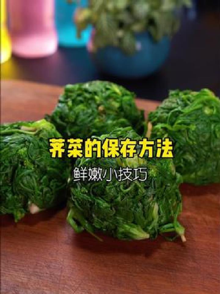 荠菜保存方法 建议收藏 放上一年也会很鲜嫩 可以做很多美