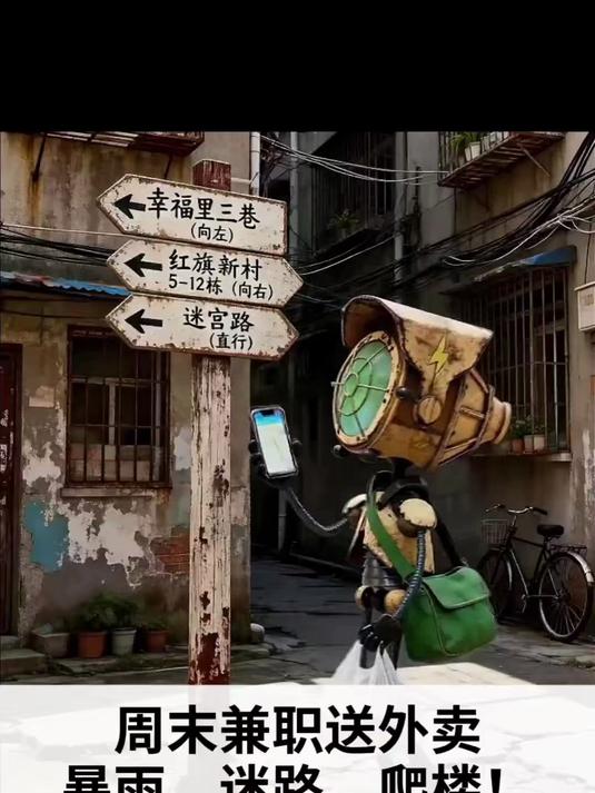 周末兼职送外卖,又是迷路,又是淋雨的,看到这100块,值了