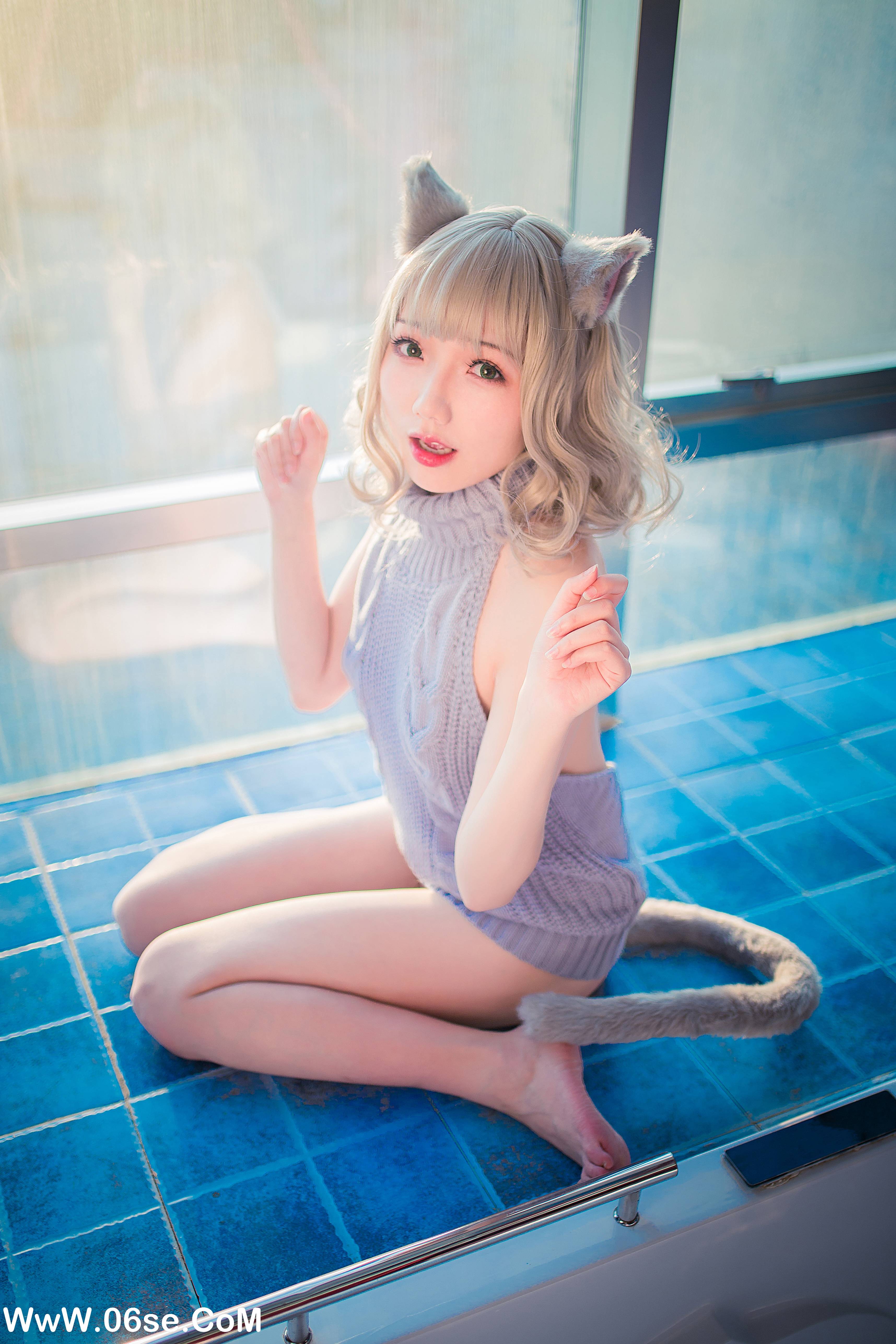 真央Mao NO.002 - 露背毛衣[50P657M]-六色网