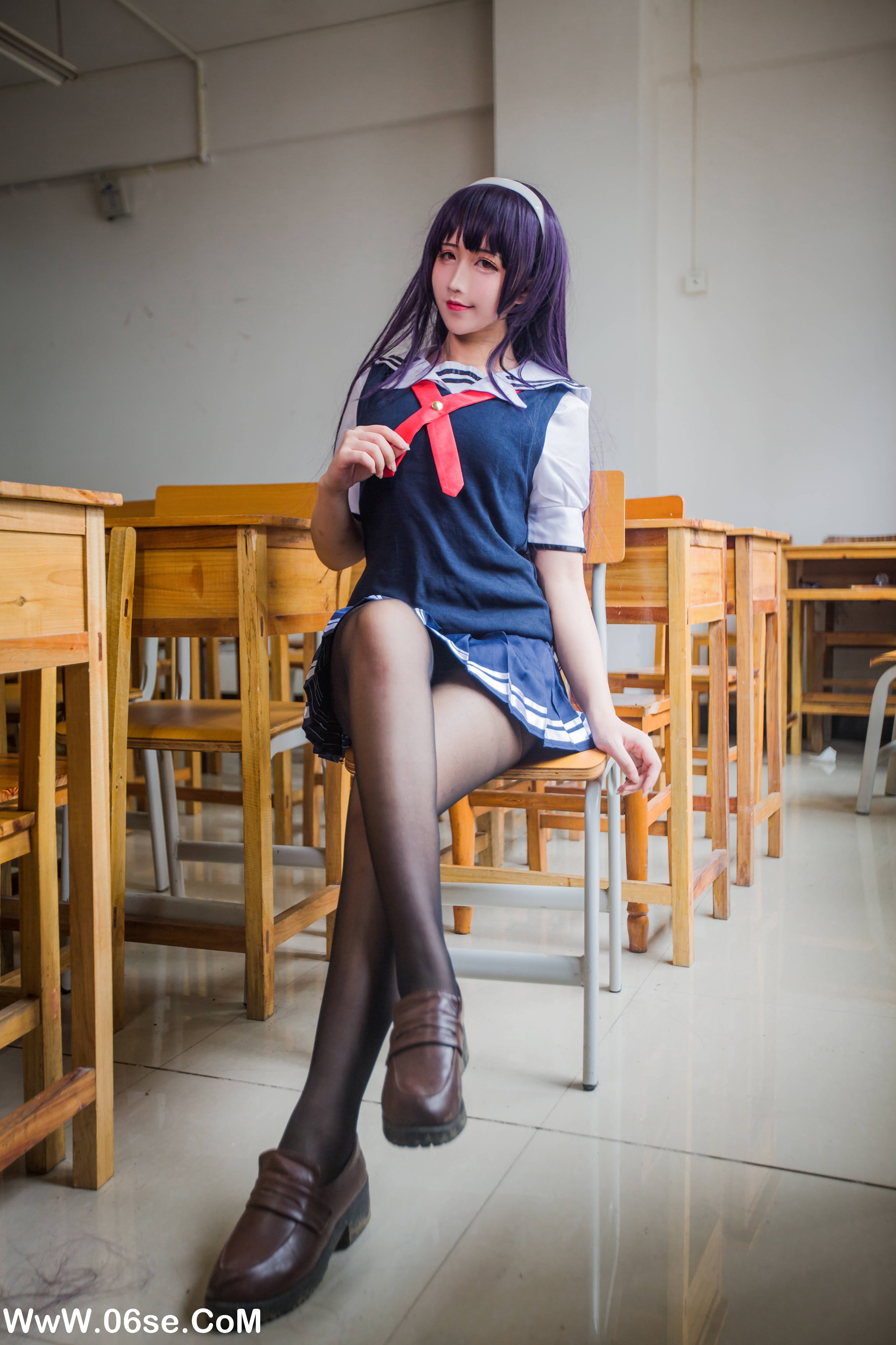 图片[26]-九曲Jean NO.039 – 霞之丘诗羽夏季校服[40P349M]-六色网