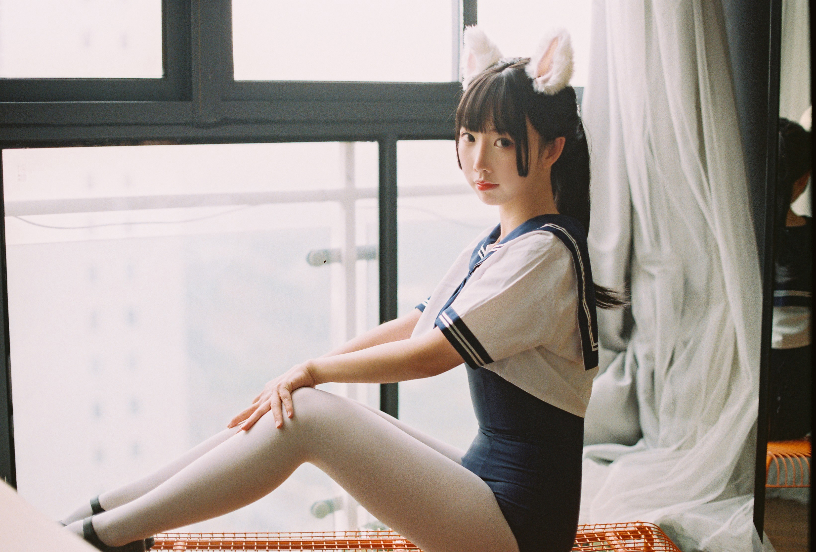 图片[18]-Coser面饼仙儿 NO.032 水手服 死库水 [35P291M]-六色网