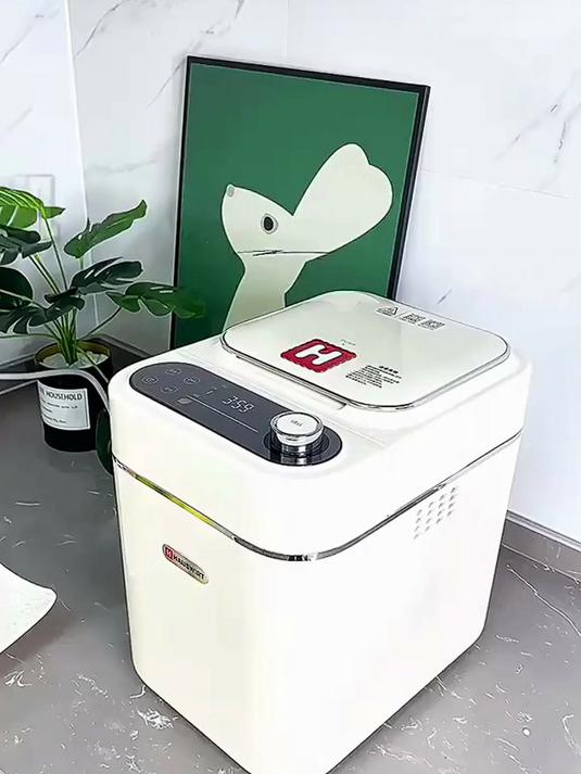 海氏家用面包机 双料智能投撒不用时刻看守