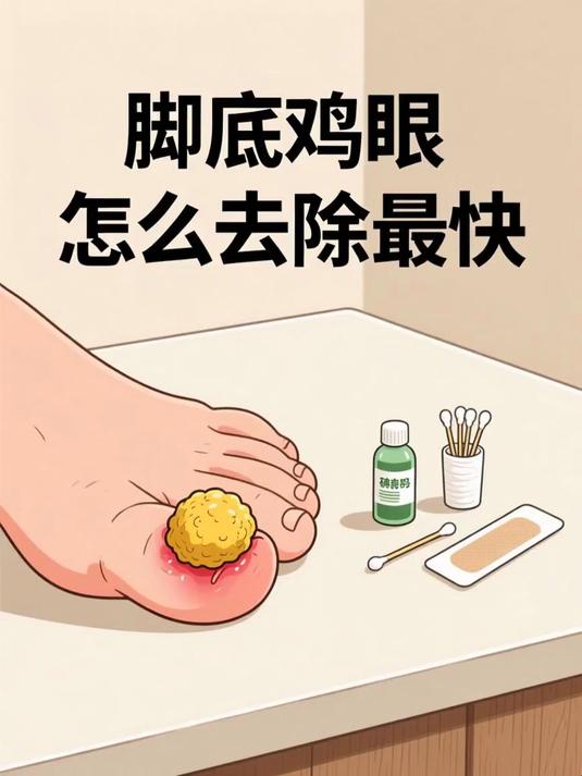 脚底鸡眼怎么去除最快