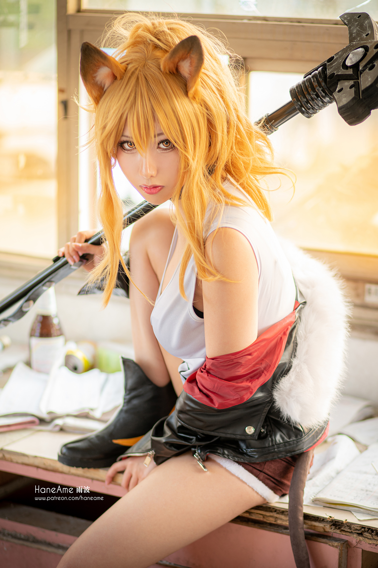 图片[2]-Hane Ame 雨波写真 NO.033 – 明日方舟 推进之王1[14P+1V33M]-六色网