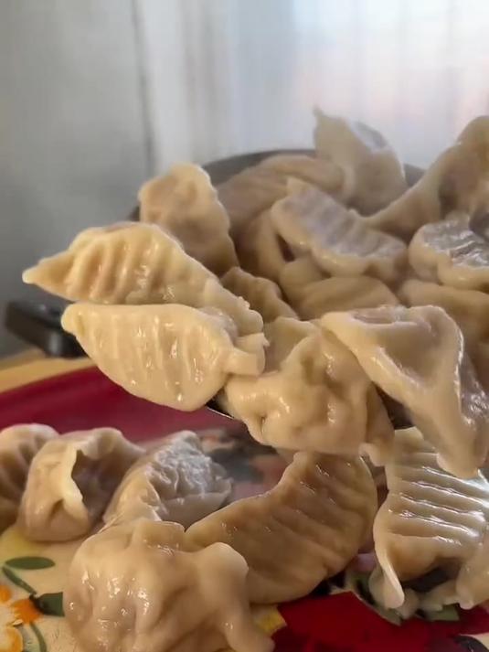 牛肉馅的水饺,可好吃了