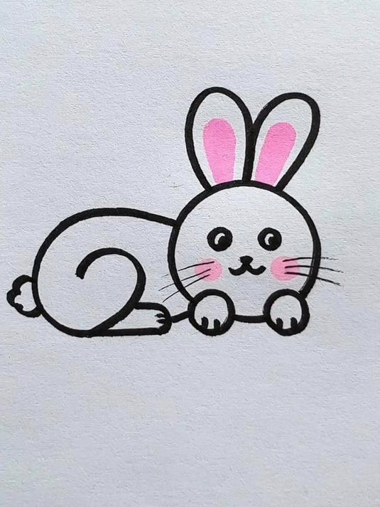 一家人挑战用数字画动物简笔画,亲子创意儿童简笔画