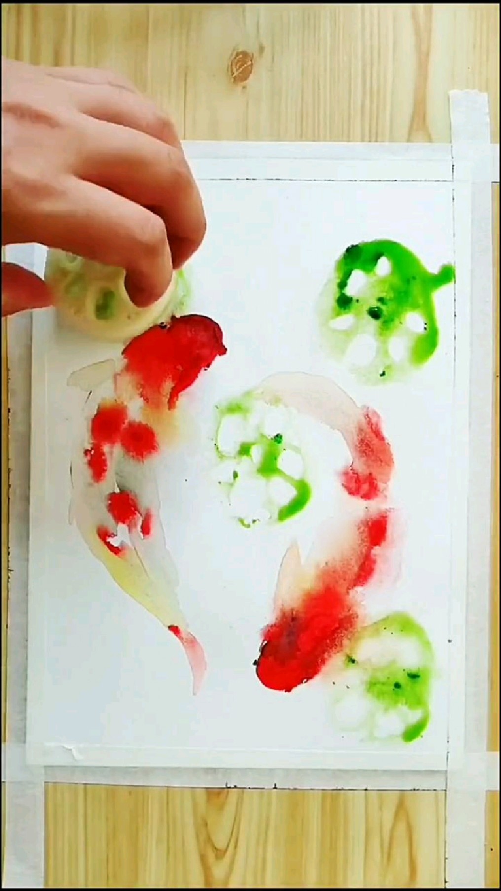 夏天到了,蔬菜们开始画画了