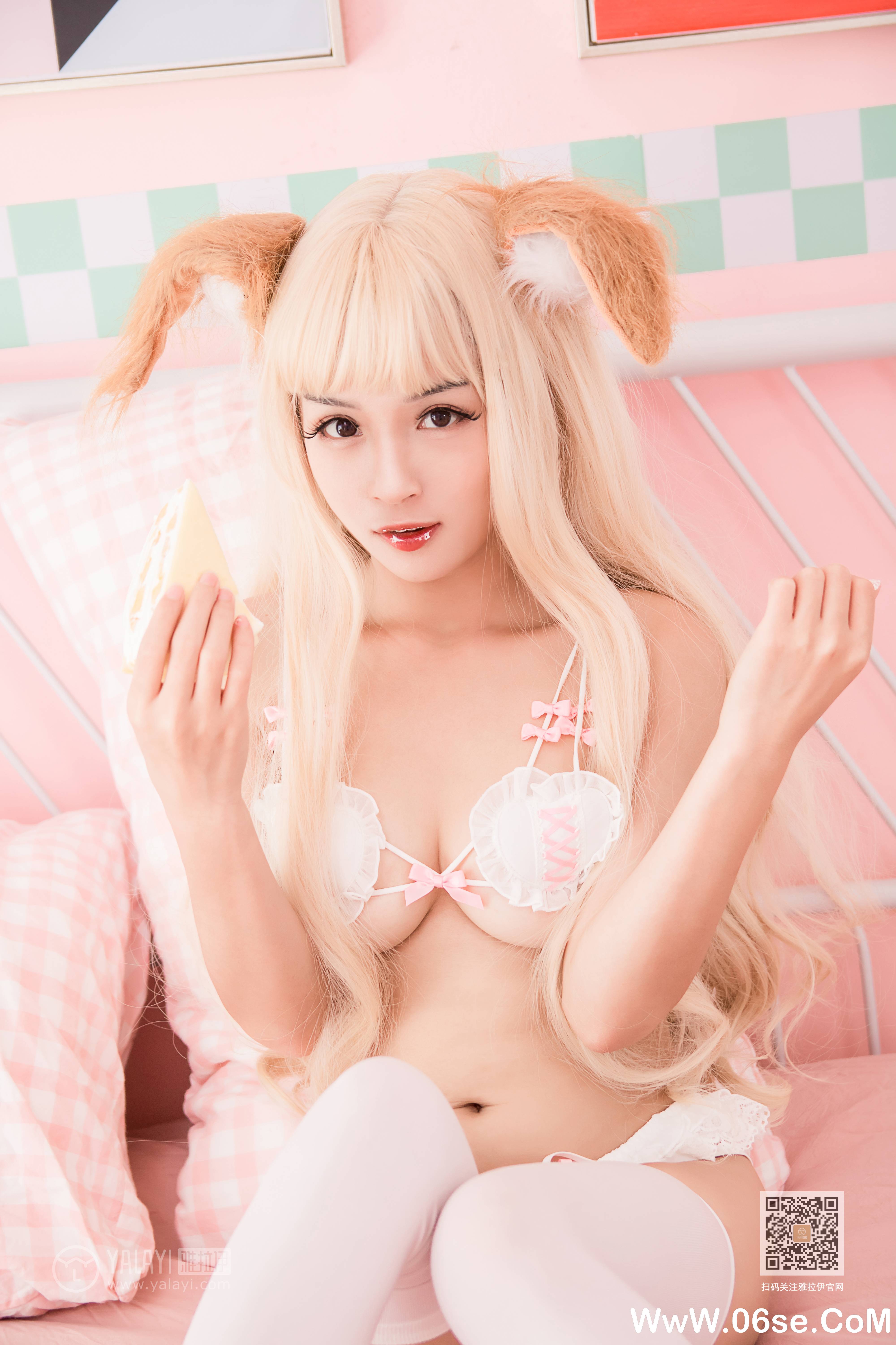 图片[28]-[YALAYI雅拉伊] 2019.12.21 NO.497 艾丽《白色比基尼》[43P+1P355M]-六色网