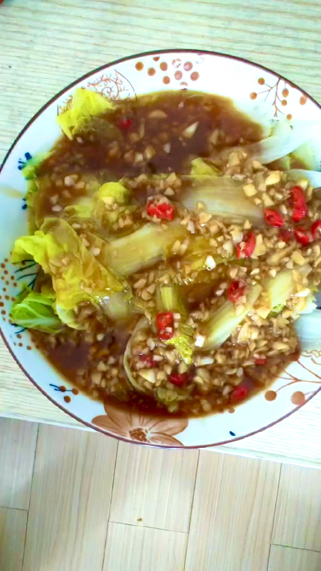 今日的蒜蓉娃娃菜