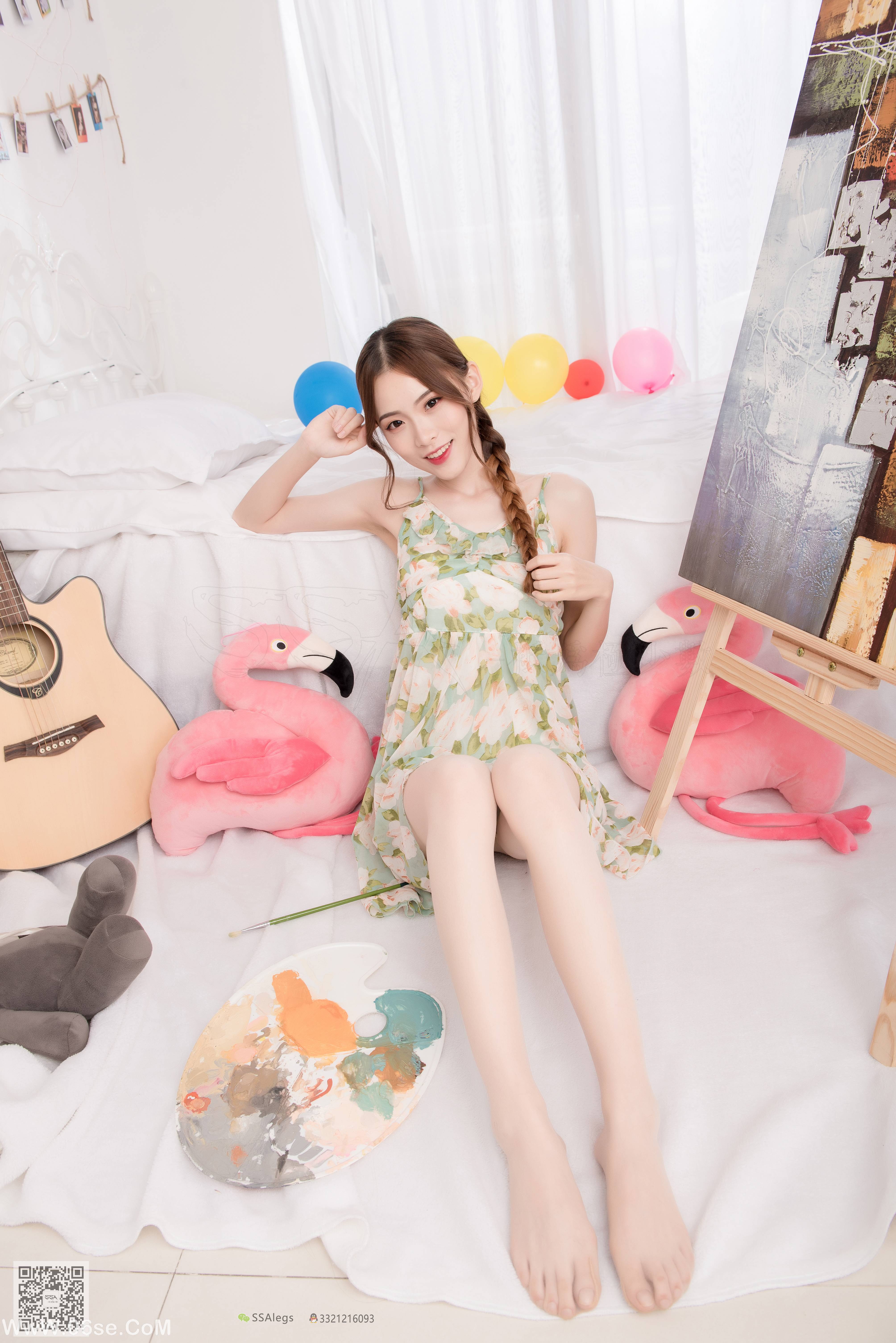 图片[84]-[SSA丝社] NO.022 琪琪 化身灵魂画师肉丝美足特写[99P971M]-六色网