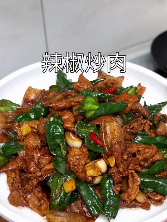 不知道吃什么下饭菜的时候,我都会做这道简单又好吃的辣椒炒肉