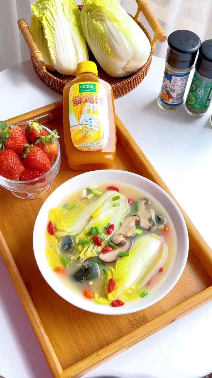 分享美食上汤娃娃菜做法