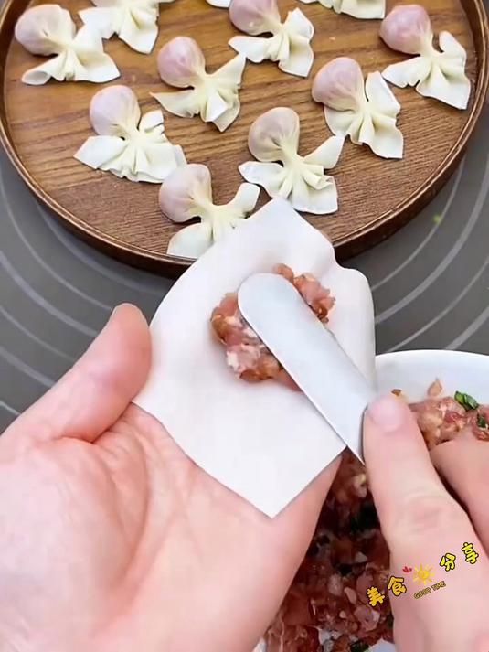 馄饨这样包多好看呀