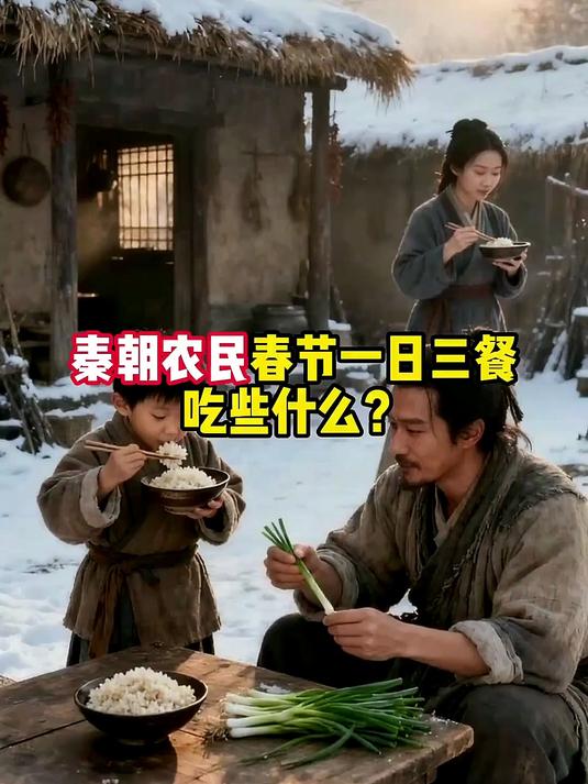 秦朝农民过年这天都吃什么?网友:幸亏我是现代人