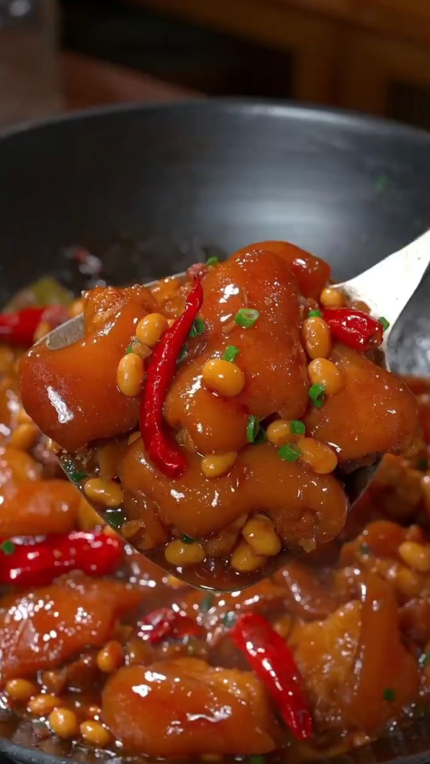 黄豆炖猪蹄这样做