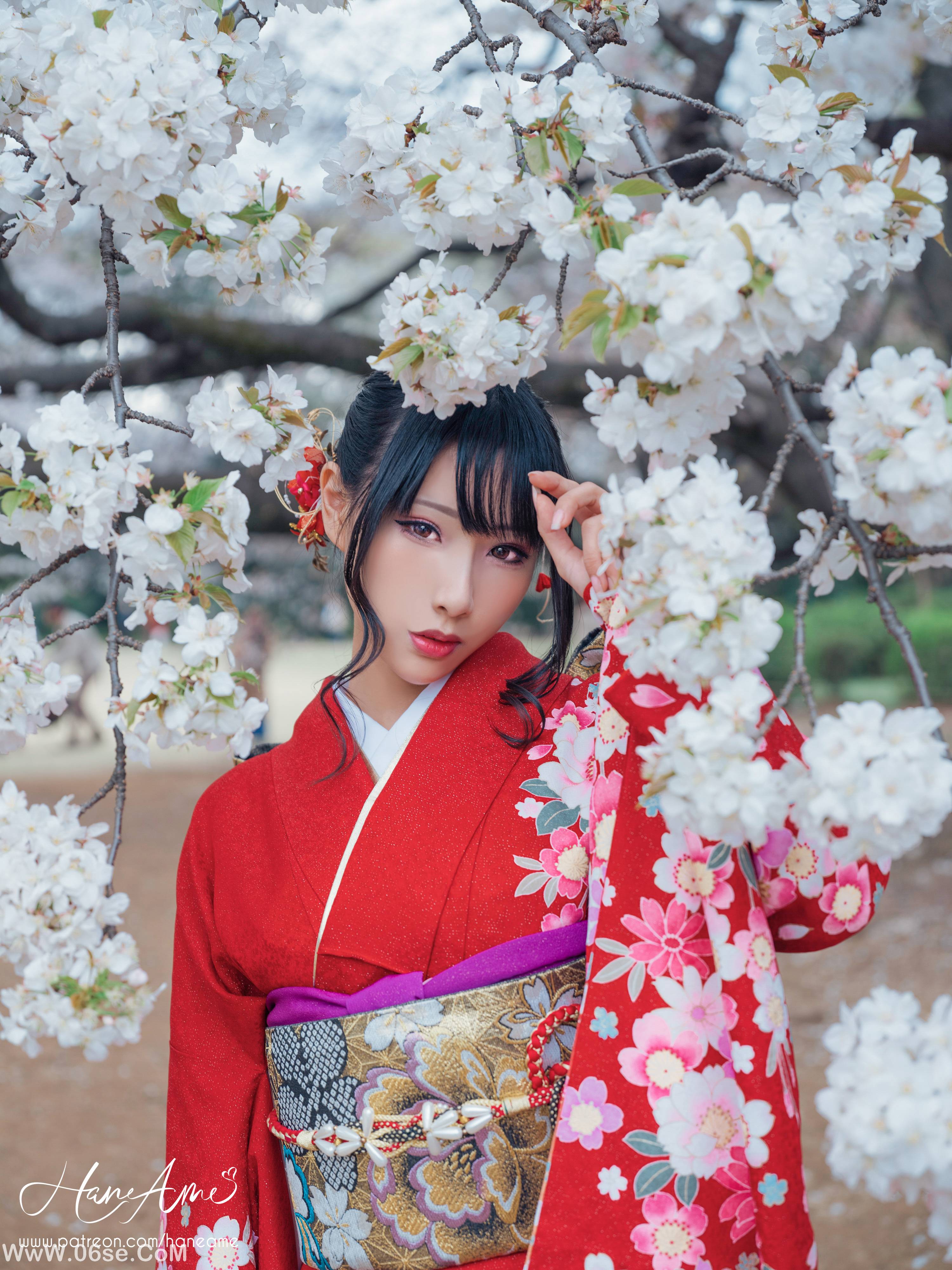 图片[13]-Hane Ame 雨波写真 NO.013 – 赤紅和服[38P736M]-六色网