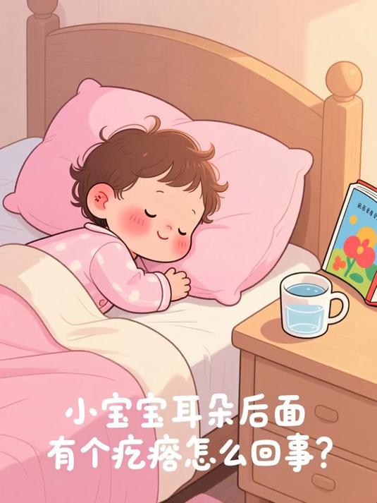 小宝宝耳朵后面有个疙瘩怎么回事 #健康扬帆季#