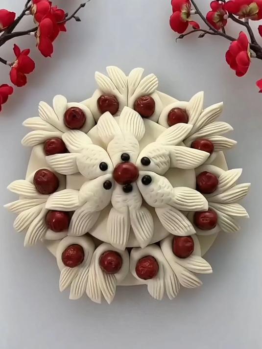 过年必备的十种花样枣馍 第一道 #面食花样制作##馒头花样做法##花样枣馍#