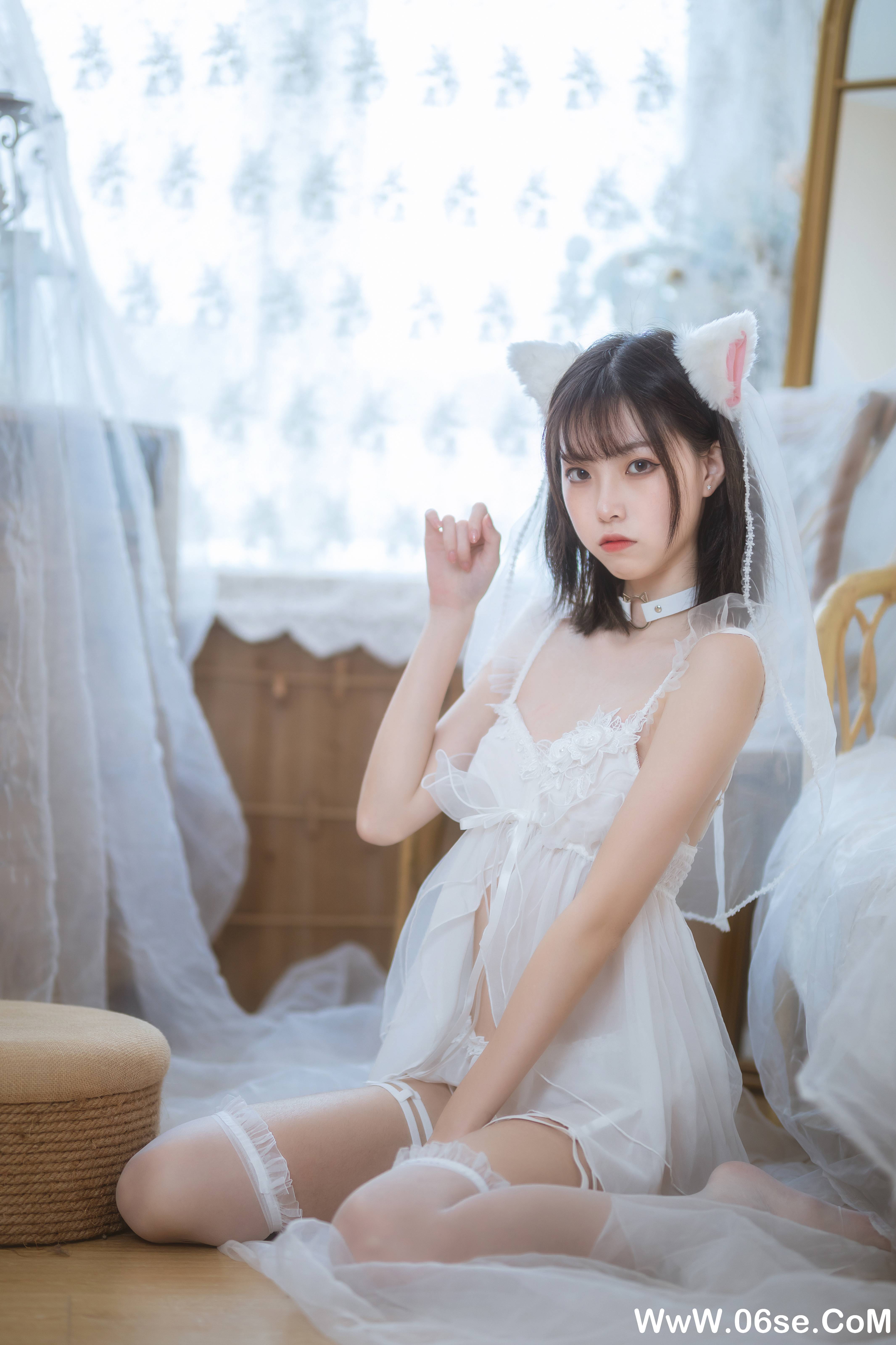 图片[6]-许岚 NO.003 — 少女白色裙[41P627M]-六色网