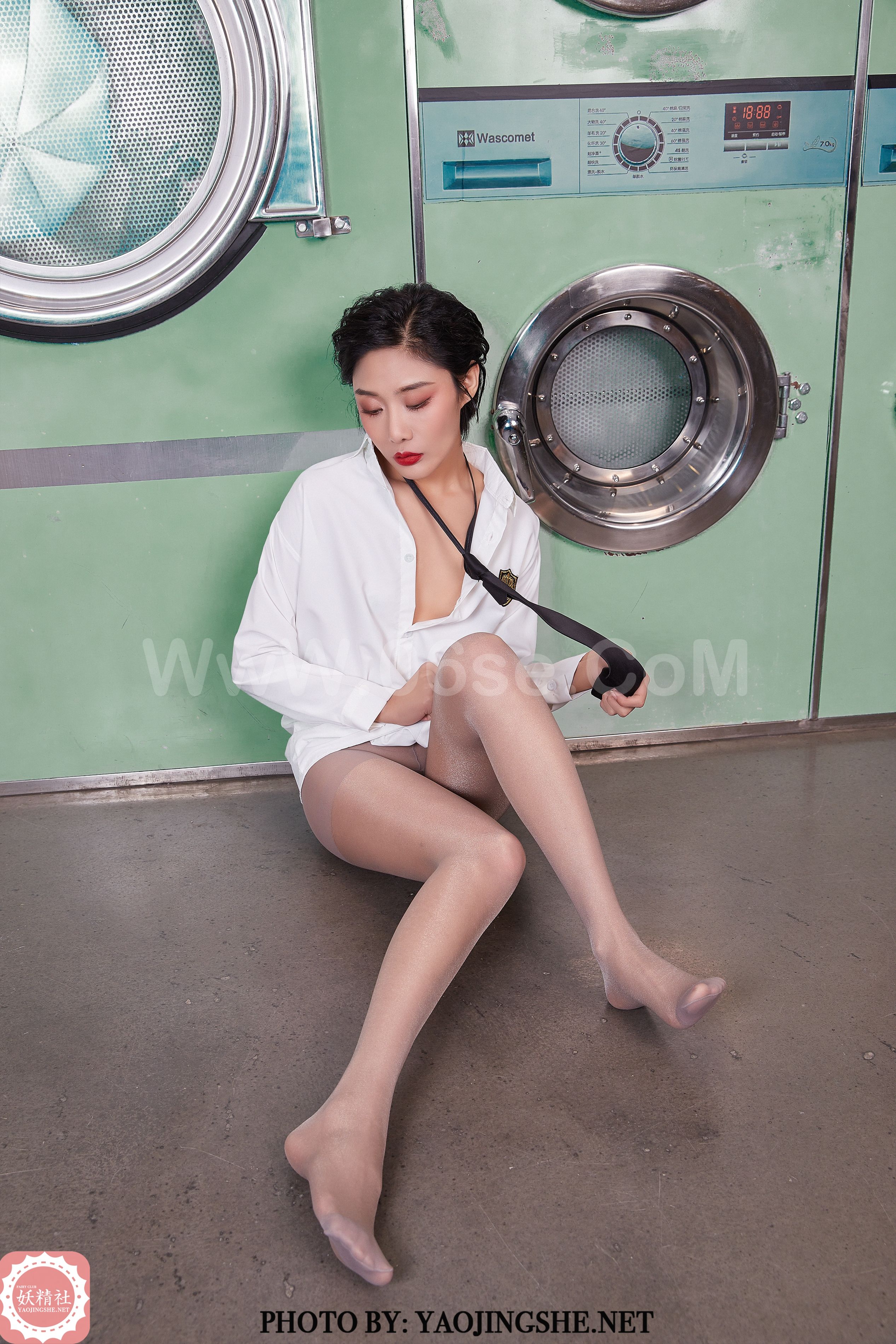 图片[31]-[YaoJingShe 妖精社] V2015《可可-洗衣房》[39P-300MB]-六色网