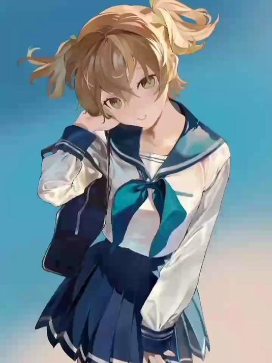 二次元插画作品。#二次元插画#