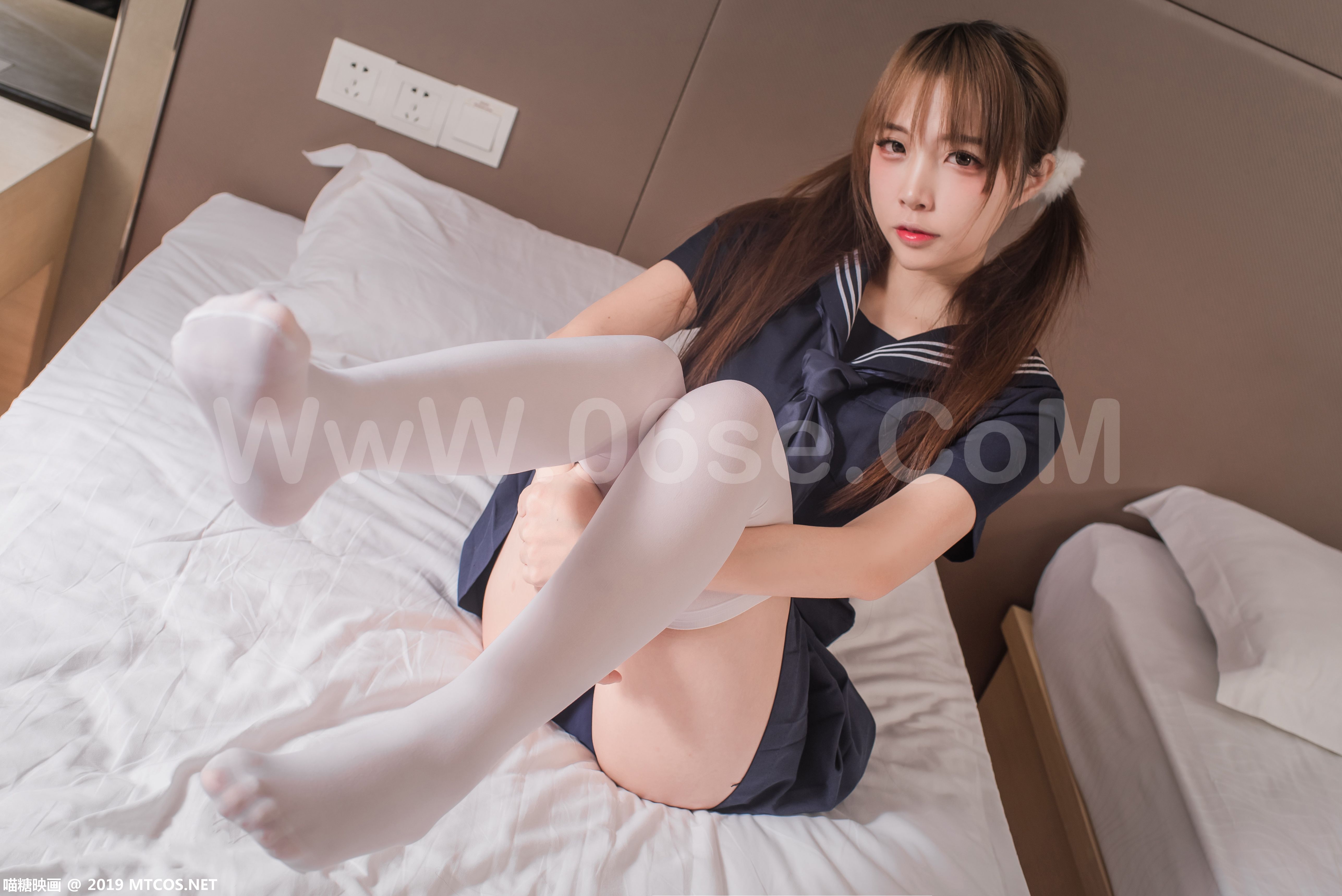 图片[12]-[MTCos] 喵糖映画 Vol.042 二佐Nisa 制服黑三本-六色网