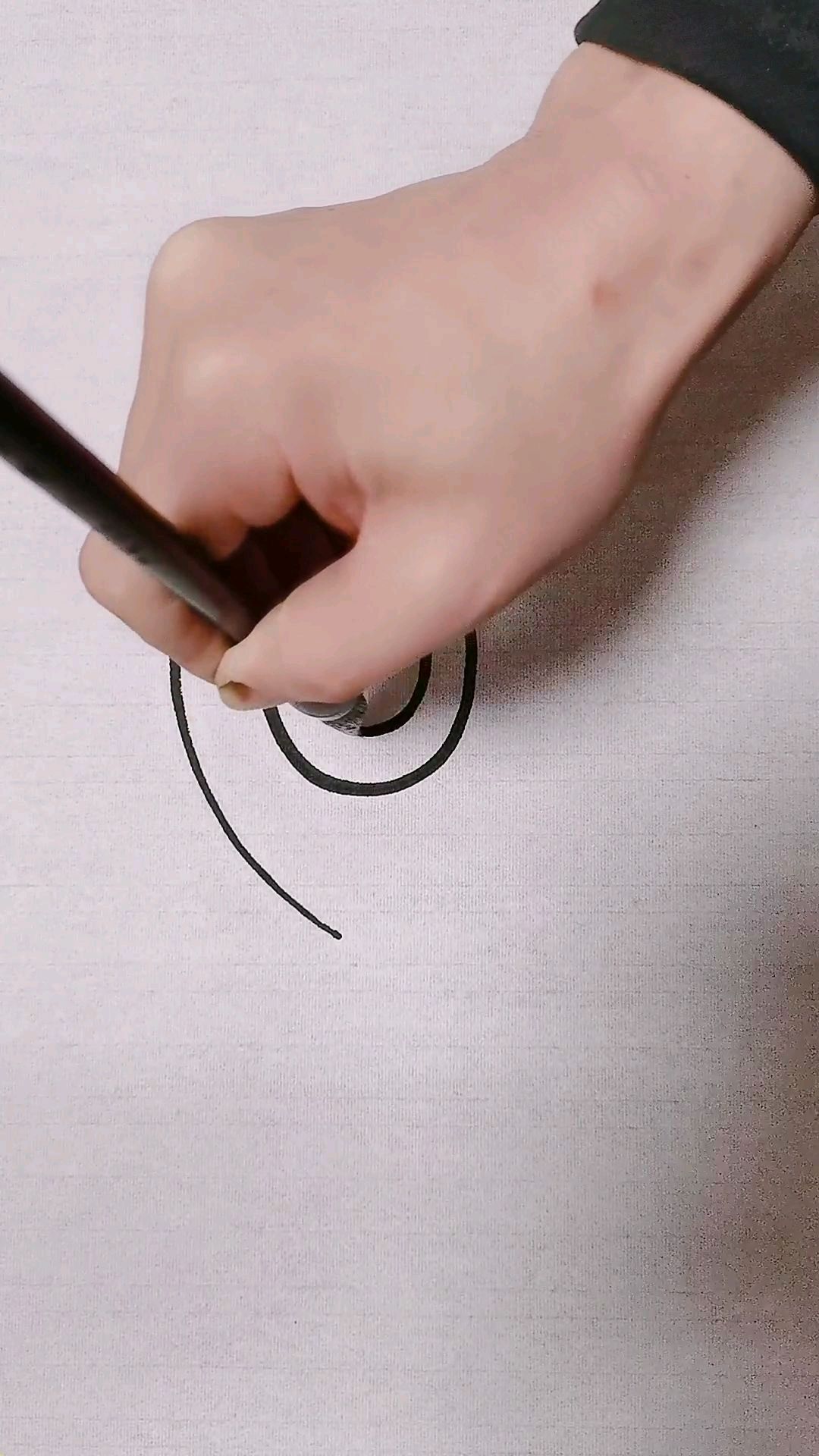 教你画国画蜗牛