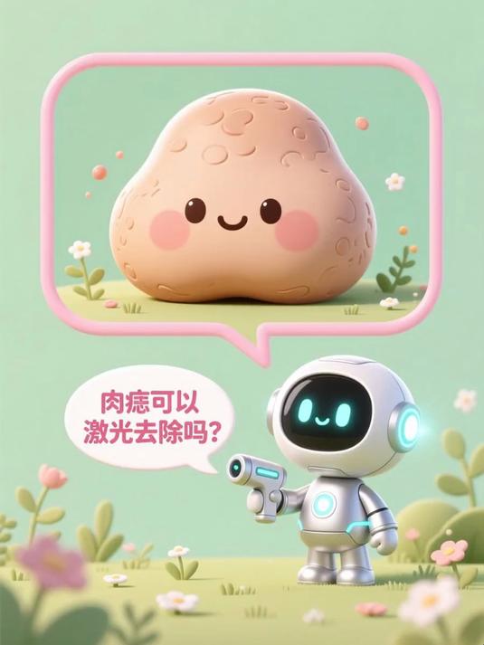肉痣可以激光去除吗 #女神健康守护计划#