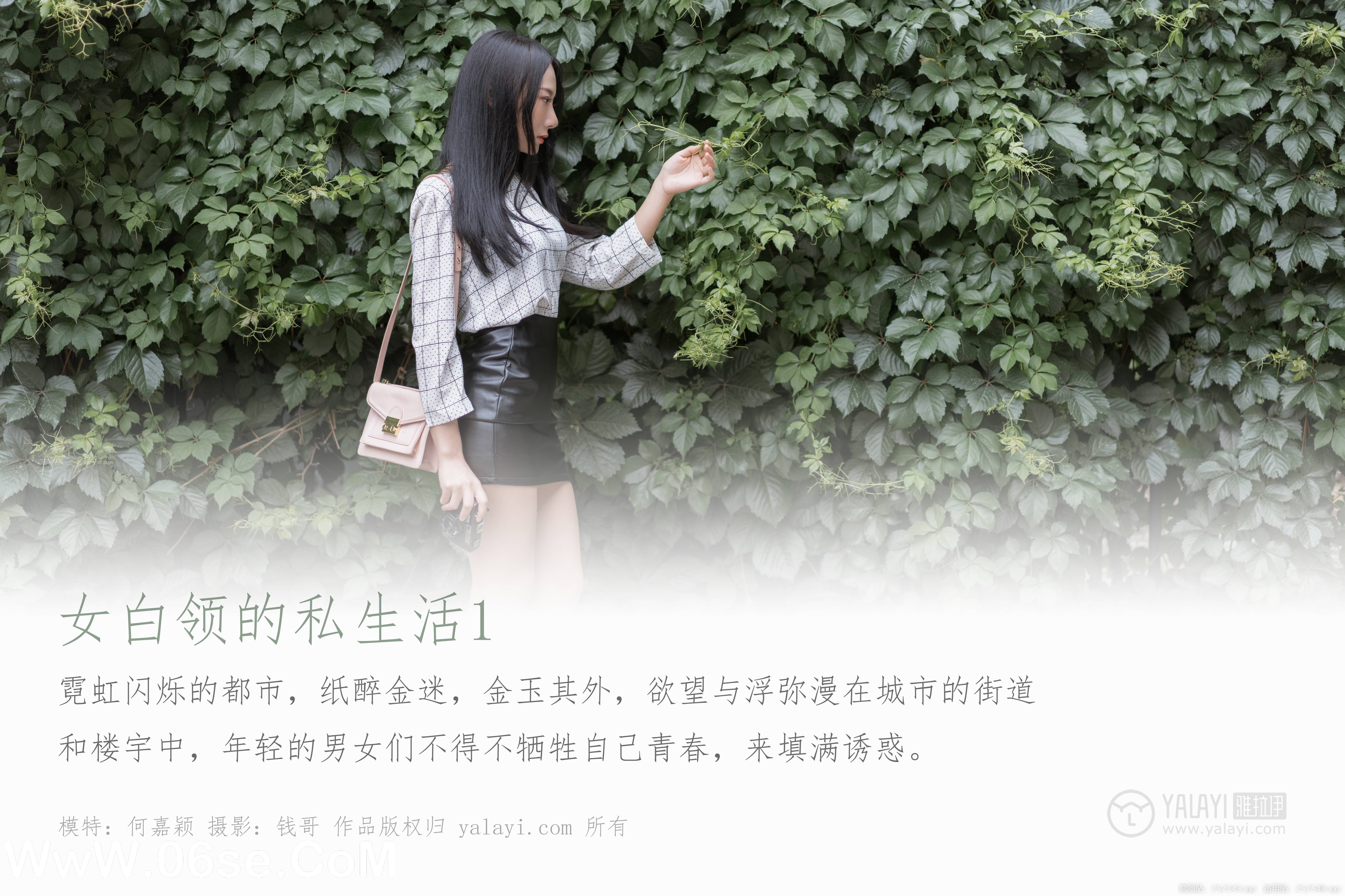 图片[2]-[YALAYI雅拉伊] No.322 女白领的私生活1 何嘉颖-六色网