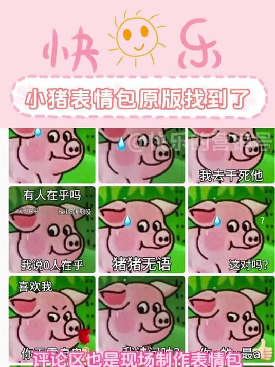我看谁还没有这个小猪表情包