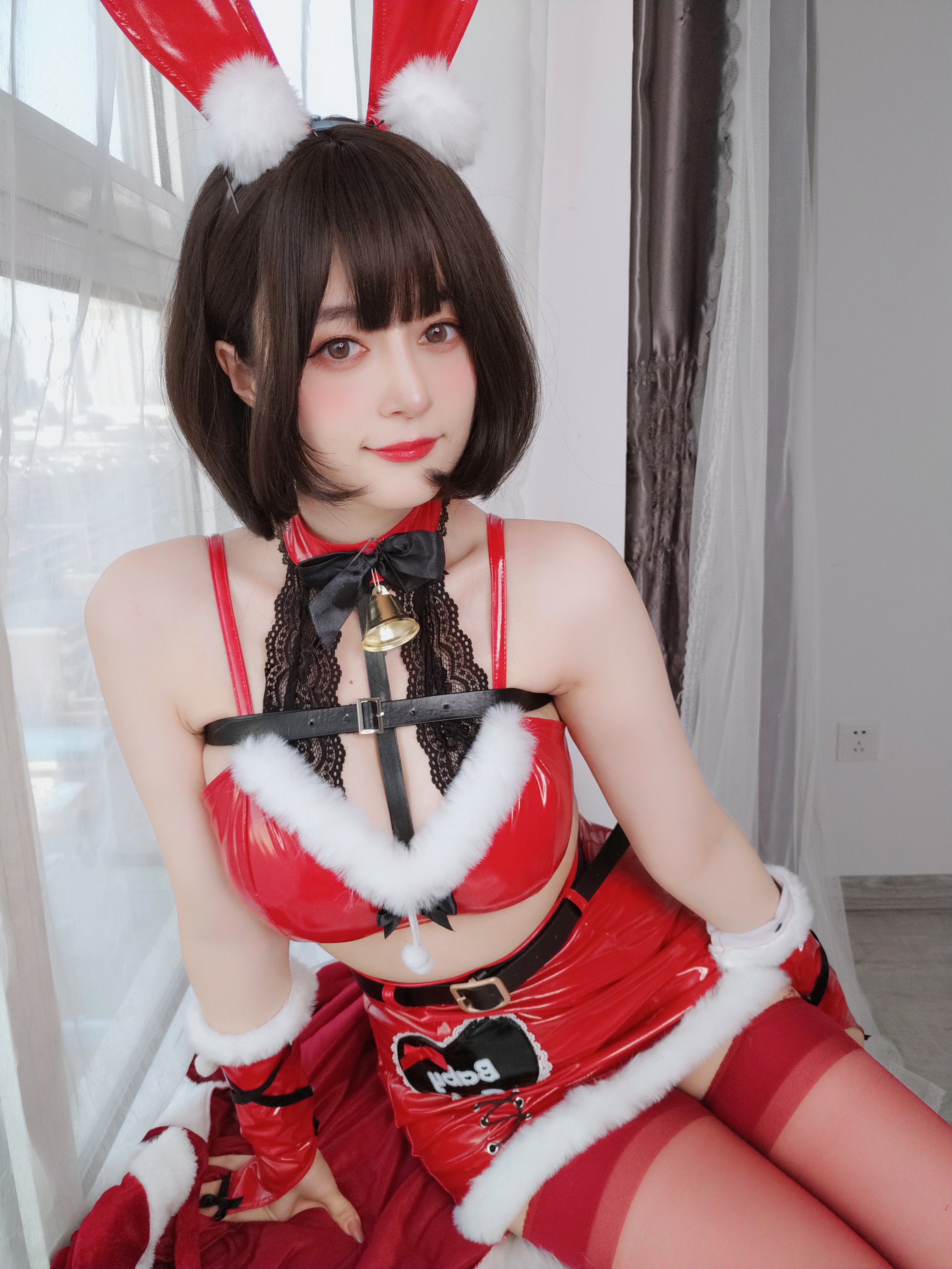 图片[46]-Coser小姐姐白银 NO.160 — Christmas Bunny [50P138M]-六色网