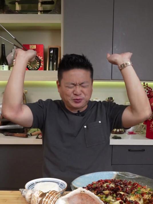 世界上最好吃的海螺,潮汕炭烧大响螺!